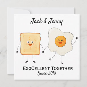 Niedliches Funny Happy Toast Eggcelent