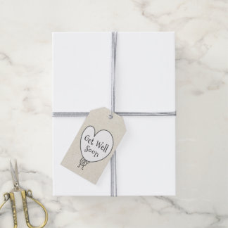 Niedliches Funny Heart Aufgehobener Charakter wird Geschenkanhänger