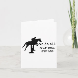 Niedliches Funny Horseback Ristorante da Valentino Karte