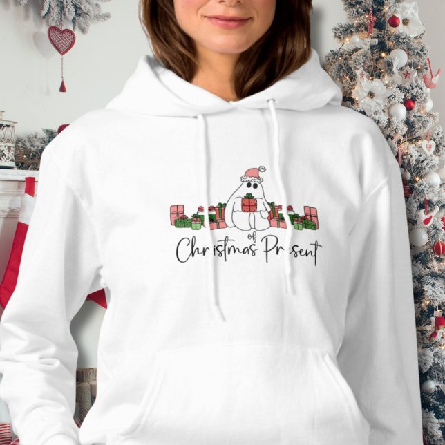 Niedliches Funny Humour Weihnachten Hoodie (Simple Cute Funny Humorous Ghost Of Christmas Hoodie)