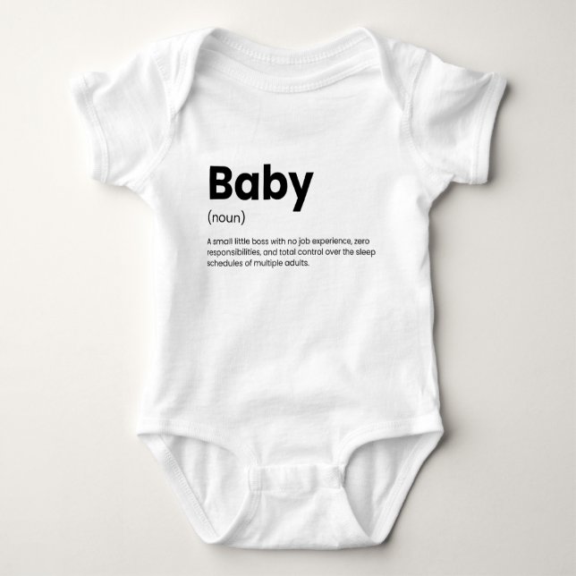 Niedliches Funny Newborn Family Baby Sprichwort Strampler (Vorderseite)