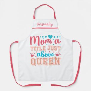 Niedliches Funny Zitat Geschenk für Mama Küche Schürze