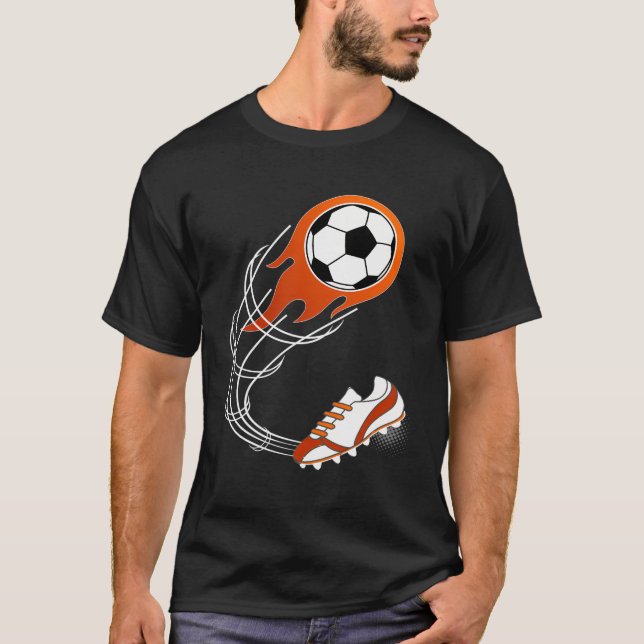 Niedliches Fußballgeschenk für Jungen oder Mädchen T-Shirt (Vorderseite)