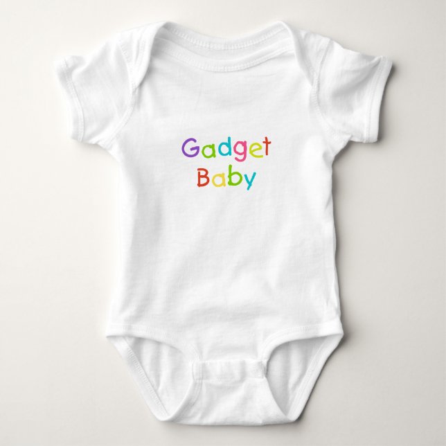 Niedliches Gadget Baby Strampler (Vorderseite)