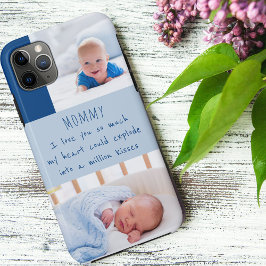 Niedliches Gedicht für Mama Baby Boy 2 Foto Case-Mate iPhone Hülle