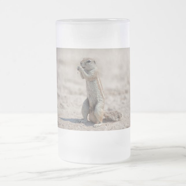 Niedliches Gelände Mattglas Bierglas (Mittel)