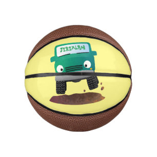 Niedliches Geländefahrzeug Cartoon Mini Basketball