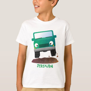 Niedliches Geländefahrzeug Cartoon T-Shirt