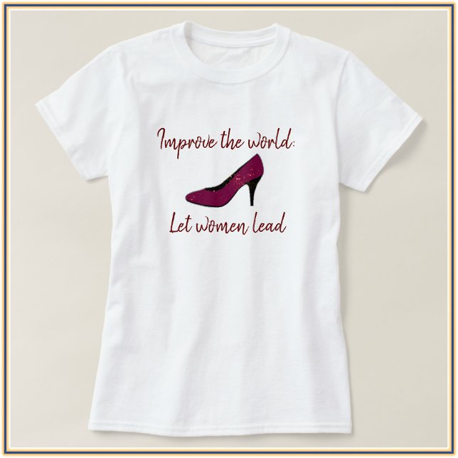 Niedliches Gelassen Shirt für Frauen mit Führungsr (Bookmark: 
https://tinyurl.com/CapricePetit)