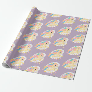 Niedliches Gelbeineis Geschenkpapier