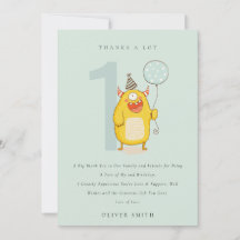 Niedliches Gelbes Aqua-Monster jeder Altersstufe G