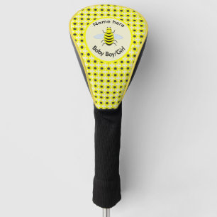Niedliches Gelbkäfer-Geschlecht zeigt neutrale Ind Golf Headcover