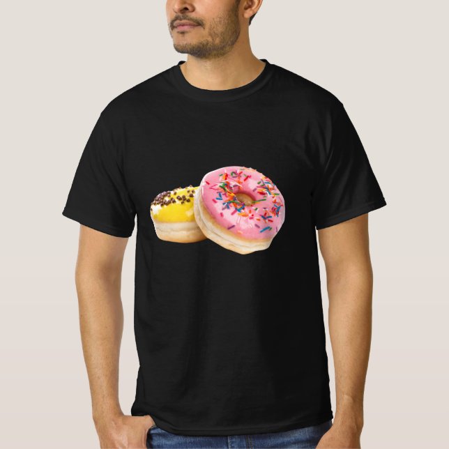 Niedliches Gelbpink - Rosy-Donut-Stack T-Shirt (Vorderseite)