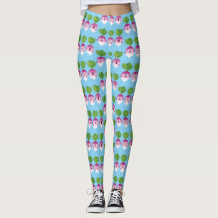 Niedliches Gemüsetrio mit Cartoon Leggings