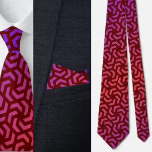 Niedliches geometrisches Muster Necktie Krawatte