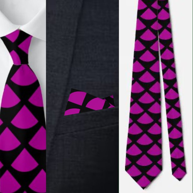 Niedliches geometrisches Muster Necktie Krawatte (Von Creator hochgeladen)