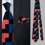 Niedliches geometrisches Muster Necktie Krawatte<br><div class="desc">Farbige Niedlich geometrische Muster-Krawatte.</div>