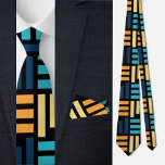 Niedliches geometrisches Muster Necktie Krawatte<br><div class="desc">Farbige Niedlich geometrische Muster-Krawatte.</div>
