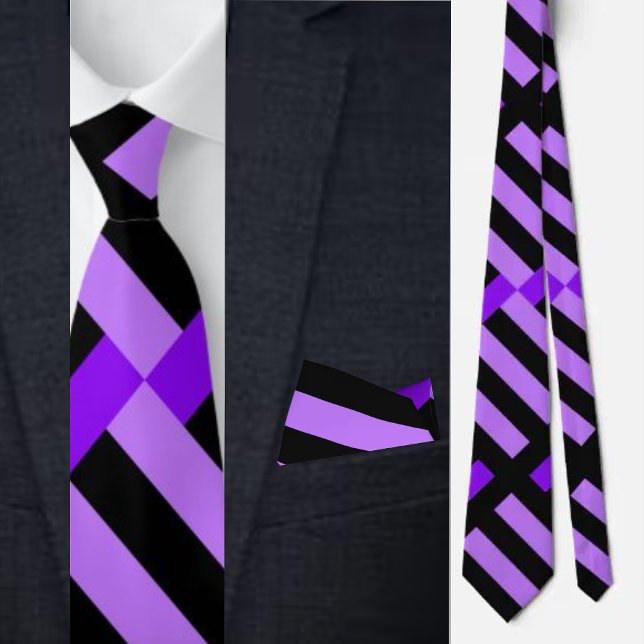 Niedliches geometrisches Muster Necktie Krawatte (Von Creator hochgeladen)
