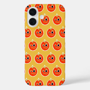 Niedliches, gepixeltes Orangenkissen iPhone 16 Hülle