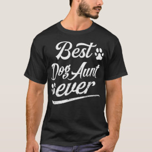 Niedliches Geschenk Beste Hundetante je Fur Tieris T-Shirt