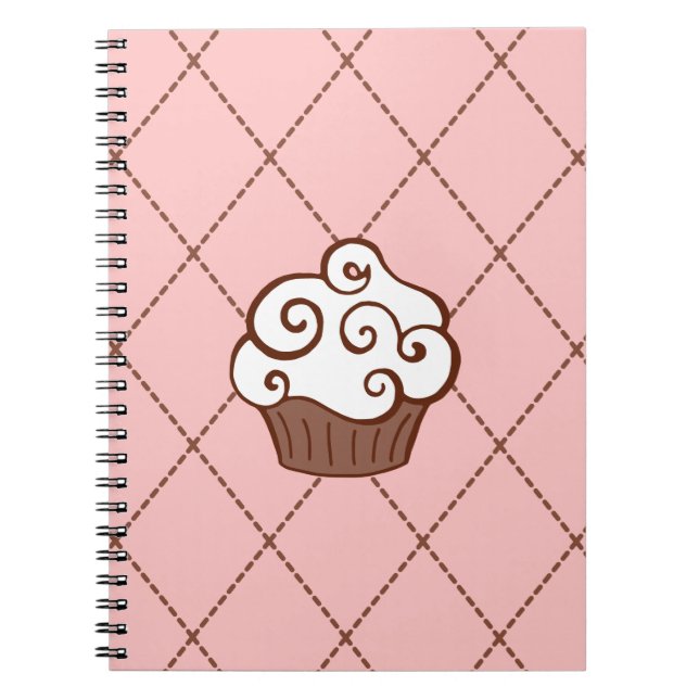 Niedliches Geschenk der Cupcake School Kitchenette Notizblock (Vorderseite)