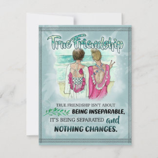 Niedliches Geschenk für den besten Freund, Abendge Einladung