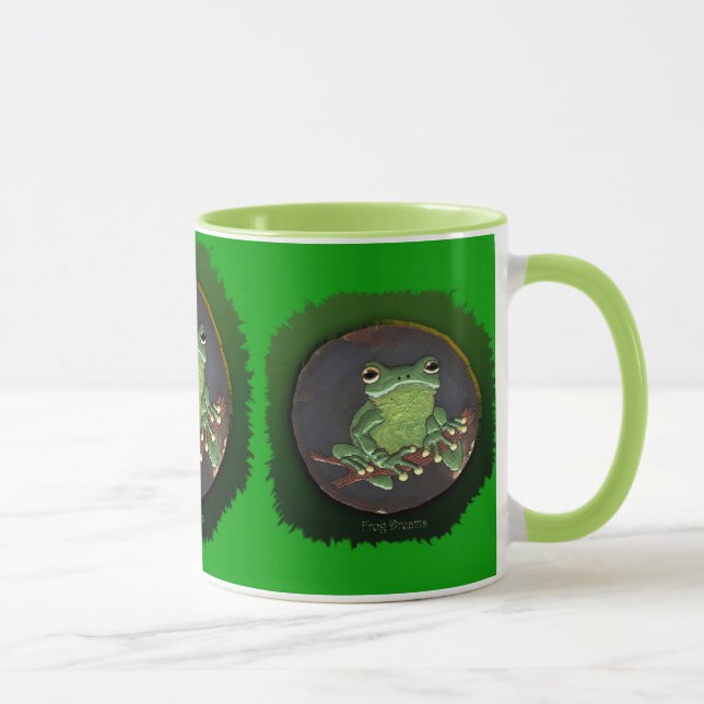 Niedliches Geschenk für den Froschfrosch Tasse (Rechts)