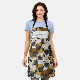 Niedliches Geschenk für Hunde Lover Hunde Mama/Vat Schürze
