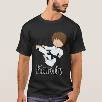 Niedliches Geschenk für Karate Boy Martial Arts T-Shirt