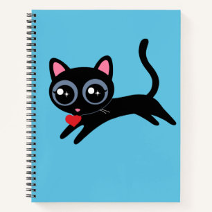 Niedliches Geschenk für Mädchen aus der Katze Notizbuch