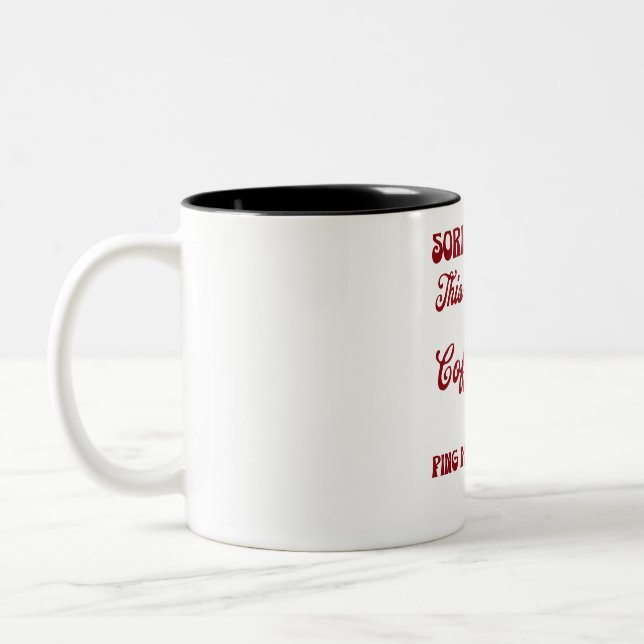 Niedliches Geschenk für Mama, die Lieben, sich mit Zweifarbige Tasse (Links)