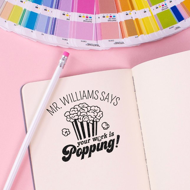 Niedliches Geschenk für Personalisierte Lehrer Gummistempel (Von Creator hochgeladen)