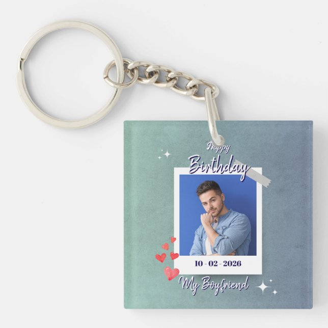Niedliches Geschenkdesign meiner Freundin Birthday Schlüsselanhänger (Vorderseite)