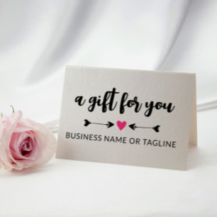 Niedliches Geschenkzertifikat "Black Arrows Hot Pi