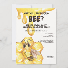 Niedliches Geschlecht zeigt auf, was Babydusche se Einladung