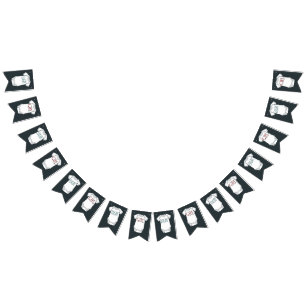 Niedliches Geschlecht zeigt Party-Jagdfahnen Wimpelkette