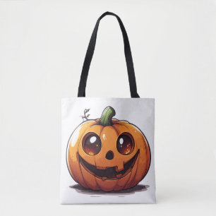 Niedliches, geschnitztes Halloween-Kürbis-Cartoon-