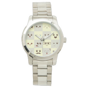 Niedliches Gesicht Armbanduhr