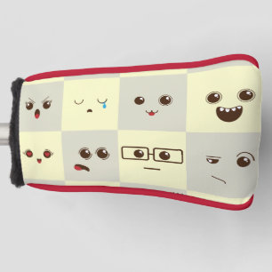 Niedliches Gesicht Golf Headcover