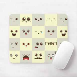 Niedliches Gesicht Mousepad