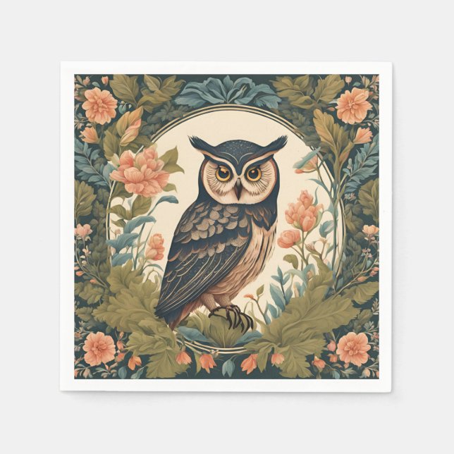 Niedliches Gesichtsauge Serviette (Vorderseite)