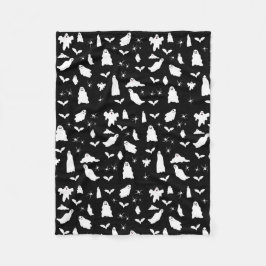 Niedliches Gespenst, Fledermäuse & Spieglein Hallo Fleecedecke