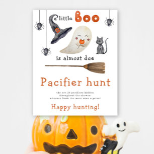 Niedliches Gespenst - Schnuller-Jagdspiel Kinderdu Poster