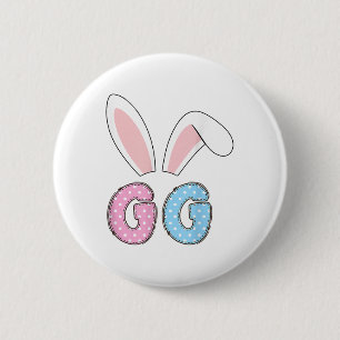 Niedliches Gg Happy Ostersonne Matching Family Out Button