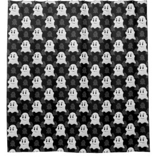 Niedliches Ghost-Blockdesign Duschvorhang