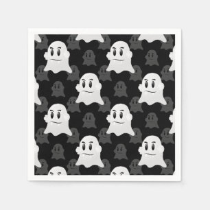 Niedliches Ghost-Blockdesign Serviette