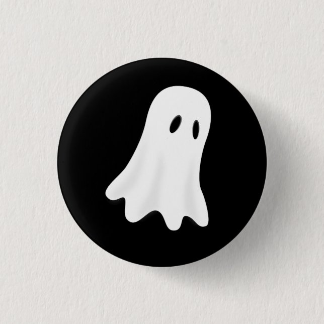 Niedliches Ghost Button (Vorderseite)
