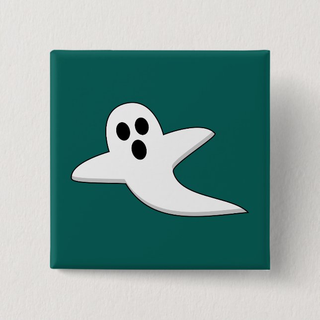 Niedliches Ghost Button (Vorderseite)