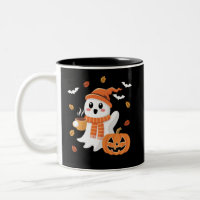 Niedliches Ghost Drink Eiskaffee Halloween